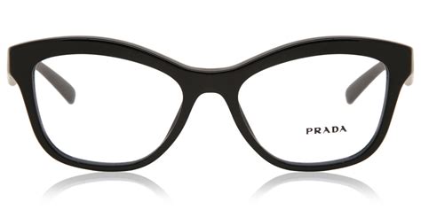 Prada PR 21SV 1AB1O1 Glasses Black 